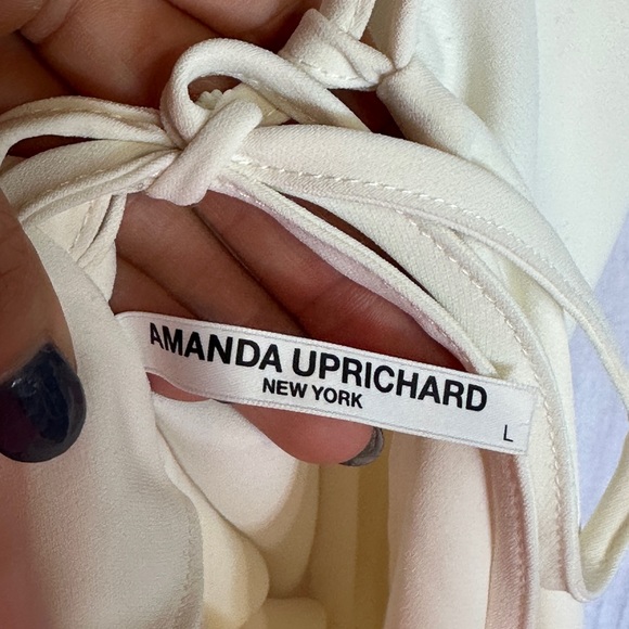Amanda Uprichard Janet Dress Ivory Size Large Sexy Cocktail - Picture 8 of 14